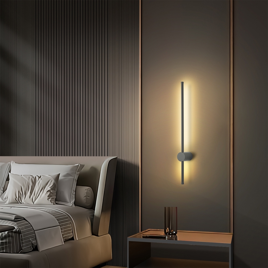 Brilagi - Lampada da parete LED per esterni AURA LED/12W/230V 3000K IP54 65 cm antracite