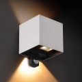 Brilagi - Applique LED da esterno con sensore CUBE LED/6W/230V grigia IP65