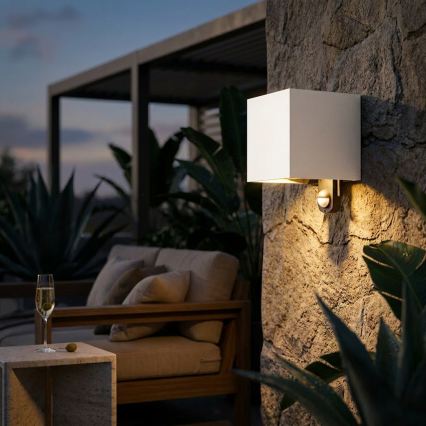 Brilagi - Applique LED da esterno con sensore CUBE LED/6W/230V grigia IP65