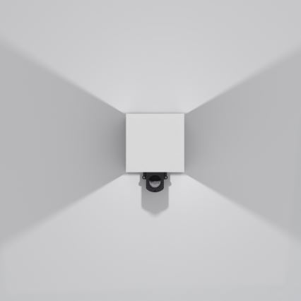 Brilagi - Applique LED da esterno con sensore CUBE LED/6W/230V grigia IP65