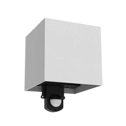 Brilagi - Applique LED da esterno con sensore CUBE LED/6W/230V grigia IP65