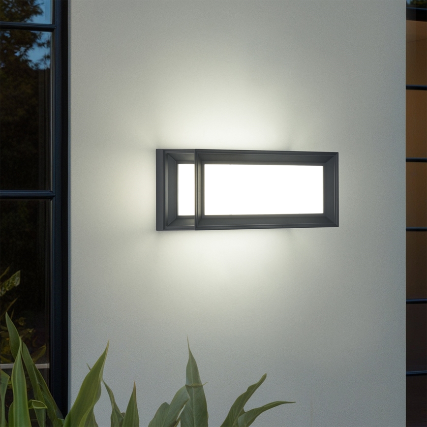 Brilagi - Applique da esterno con sensore PARKER LED/12W/230V antracite IP44