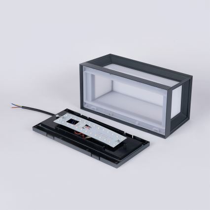 Brilagi - Applique da esterno con sensore PARKER LED/12W/230V antracite IP44