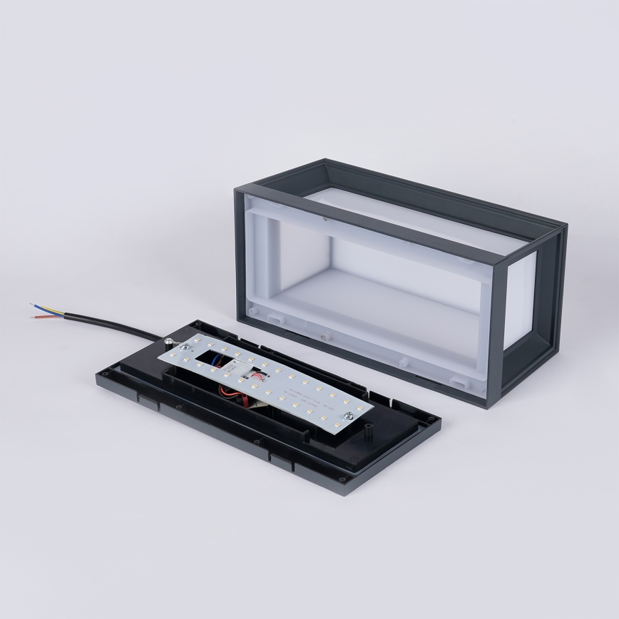 Brilagi - Applique da esterno con sensore PARKER LED/12W/230V antracite IP44