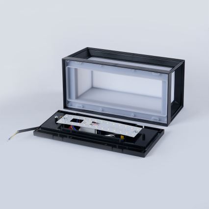 Brilagi - Applique da esterno con sensore PARKER LED/12W/230V nero IP44