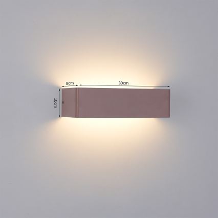 Brilagi - Applique LED da esterno DONNANI LED/12W/230V marrone IP44