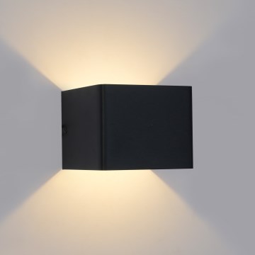 Brilagi - Applique LED da esterno DONNANI LED/5W/230V 10 cm nera IP44