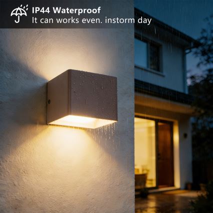 Brilagi - Applique LED da esterno DONNANI LED/5W/230V marrone IP44