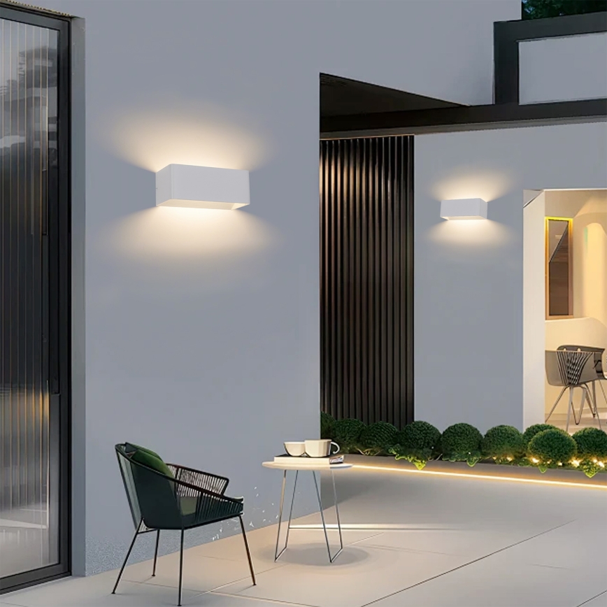 Brilagi - Applique LED da esterno DONNANI LED/7W/230V 20 cm bianco IP44