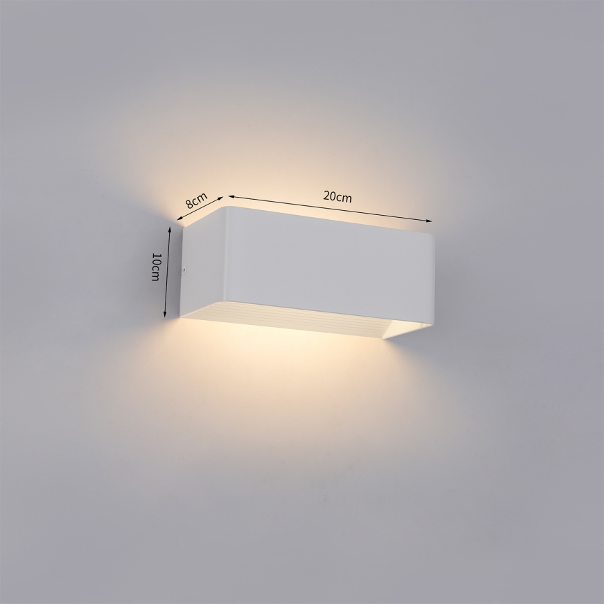 Brilagi - Applique LED da esterno DONNANI LED/7W/230V 20 cm bianco IP44