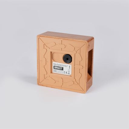 Brilagi - Applique LED da esterno DOUBLERAY LINE LED/6W/230V, finitura effetto legno, IP54