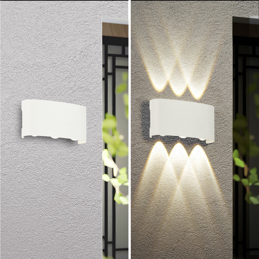 Brilagi - Applique LED da esterno FLAREBOX LED/6W/230V bianco IP65