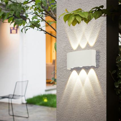 Brilagi - Applique LED da esterno FLAREBOX LED/6W/230V bianco IP65