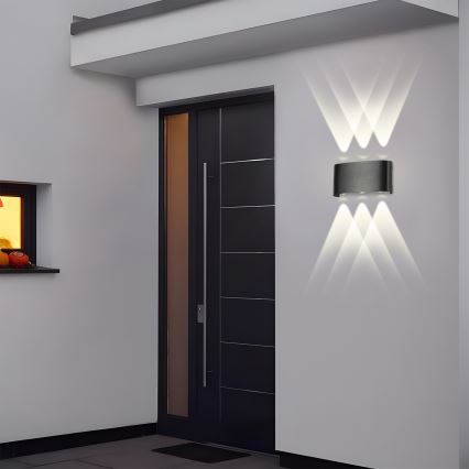Brilagi - Applique LED da esterno FLAREBOX LED/6W/230V nero IP65