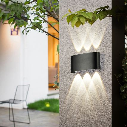 Brilagi - Applique LED da esterno FLAREBOX LED/6W/230V nero IP65
