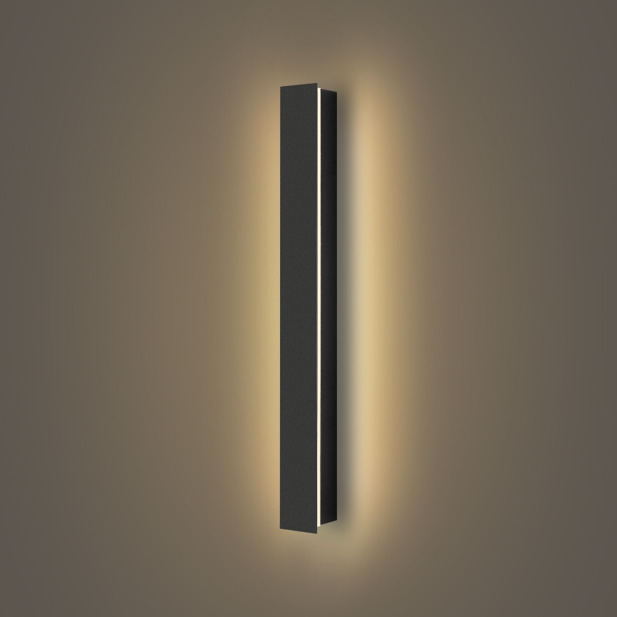 Brilagi - Applique LED da esterno LINEAR LED/12W/230V 3000K IP65 50 cm nero