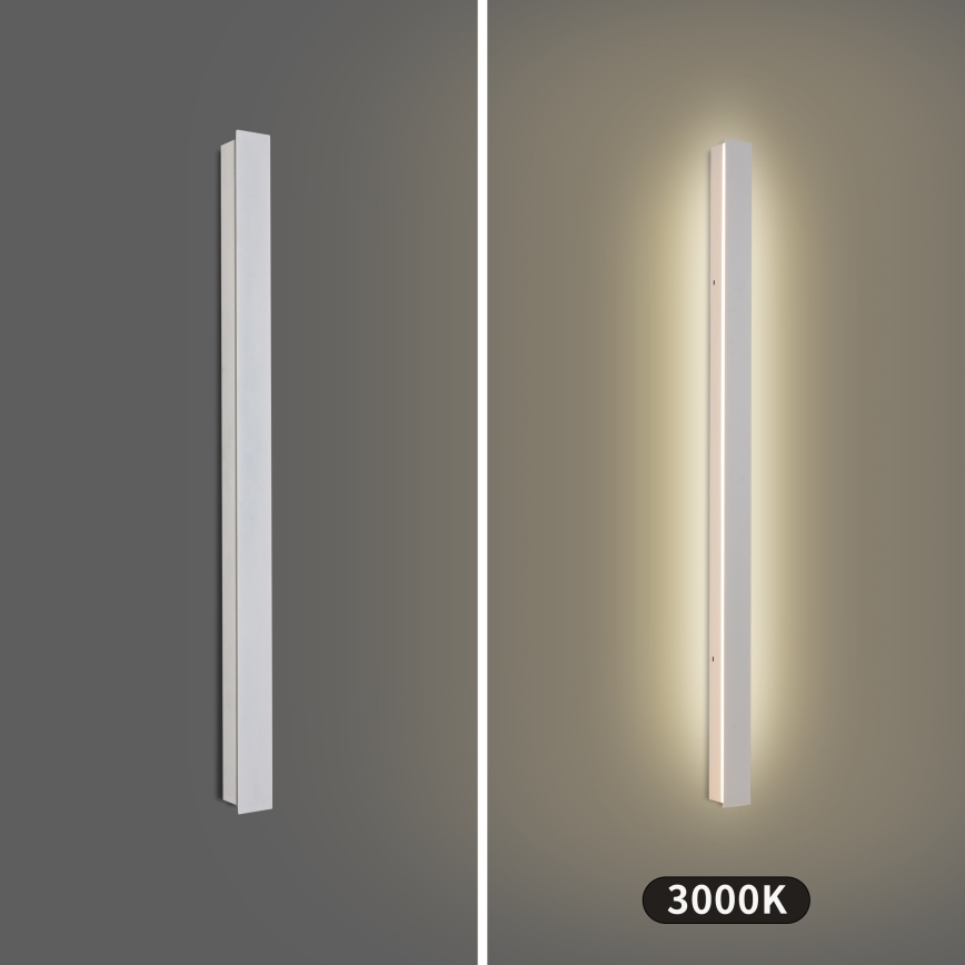 Brilagi - Applique da esterno LINEAR LED, 22 W, 230 V, 3000 K, IP65, 100 cm, bianco, CRI 90