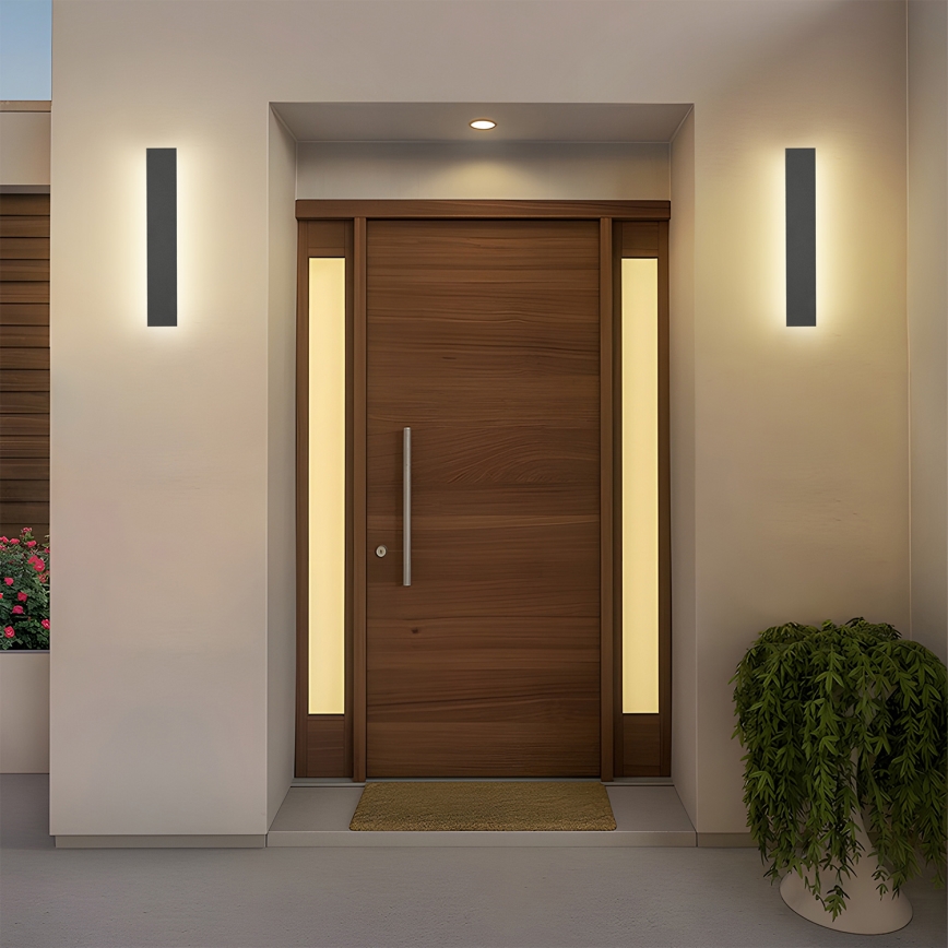 Brilagi - Applique da esterno LINEAR LED/8W/230V 3000K IP65 30 cm antracite CRI 90