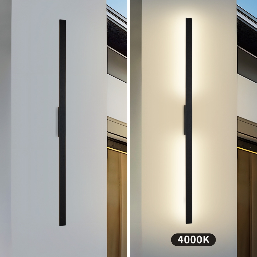 Brilagi - Applique da esterno LED LUNA LED/30W/230V 4000K IP65 150 cm nero CRI 90