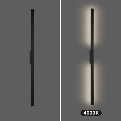 Brilagi - Applique da esterno LED LUNA LED/30W/230V 4000K IP65 150 cm nero CRI 90