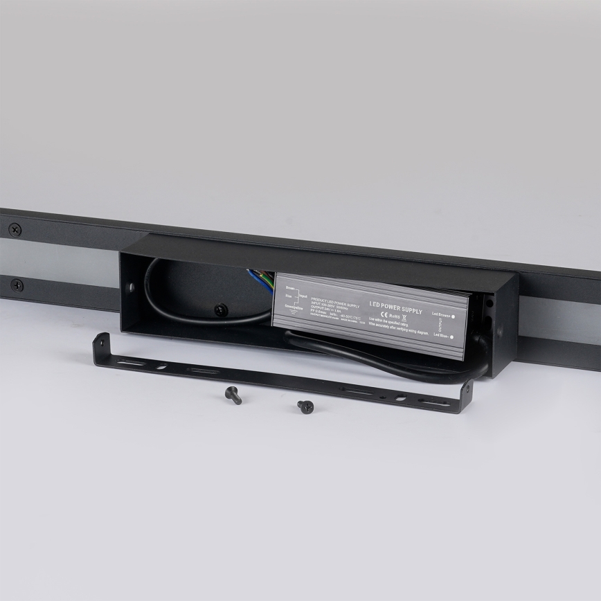 Brilagi - Applique da esterno LED LUNA LED/30W/230V 4000K IP65 150 cm nero CRI 90