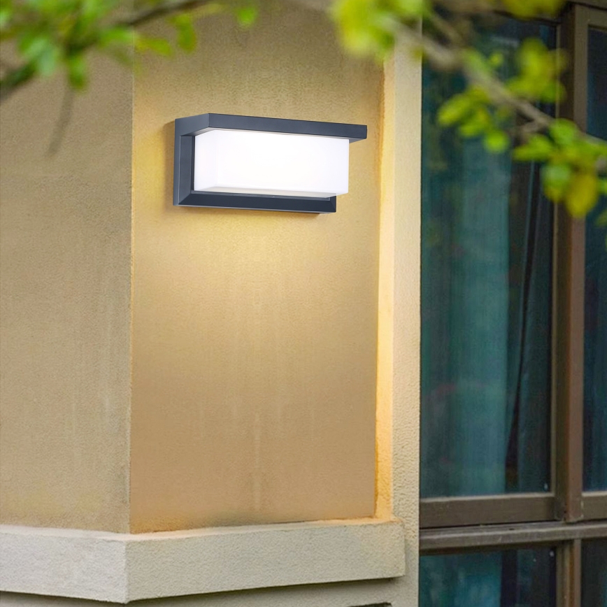 Brilagi - Applique da parete esterna LED dimmerabile BRICKY 1xE27/6W/230V 2700-6500K IP54 antracite