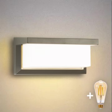 Brilagi - Applique LED dimmerabile da esterno BRICKY 1xE27/6W/230V 2700-6500K IP54 grigio