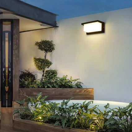 Brilagi - Applique da esterno LED dimmerabile BRICKY 1xE27/6W/230V 2700-6500K IP54 nero