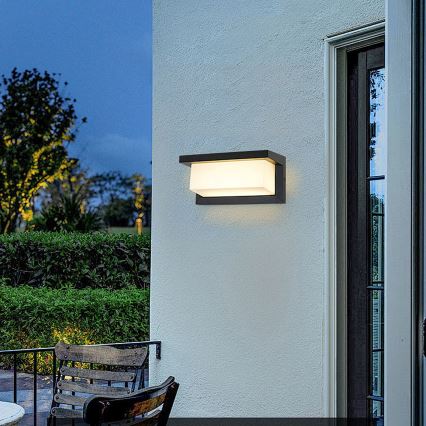 Brilagi - Applique da esterno LED dimmerabile BRICKY 1xE27/6W/230V 2700-6500K IP54 nero