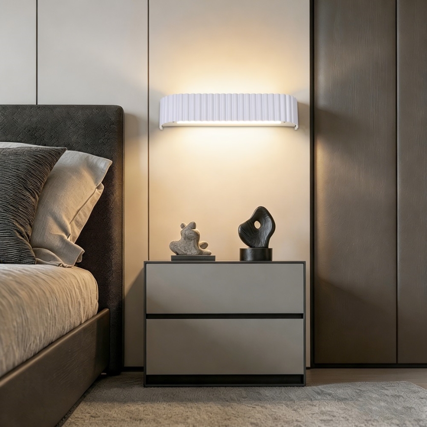 Brilagi - Applique a LED dimmerabile FALCON MODERN LED/14W/230V 3000-6000K 40 cm bianco + telecomando