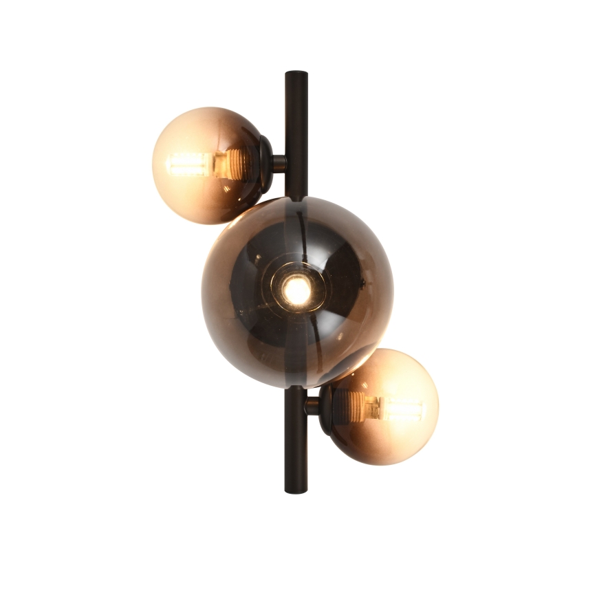 Brilagi - Applique LED MILLA 3xG9/3W/230V marrone/marrone fumé