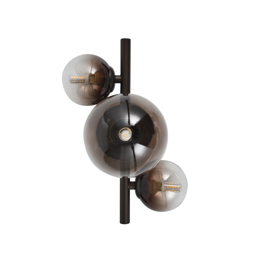 Brilagi - Applique LED MILLA 3xG9/3W/230V marrone/marrone fumé