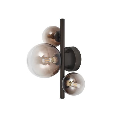 Brilagi - Applique LED MILLA 3xG9/3W/230V marrone/marrone fumé