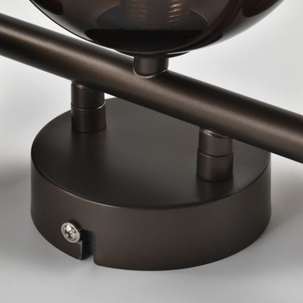 Brilagi - Applique LED MILLA 3xG9/3W/230V marrone/marrone fumé
