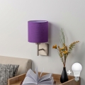 BRILAGI - Applique LED NUBILA 1xE27/60W/230V cromo opaco/viola