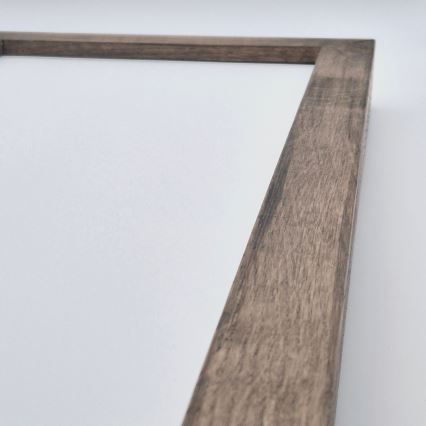 Brilagi - Plafoniera LED per bagno WOODY FRAME LED/40W/230V 120x30 cm IP44 noce