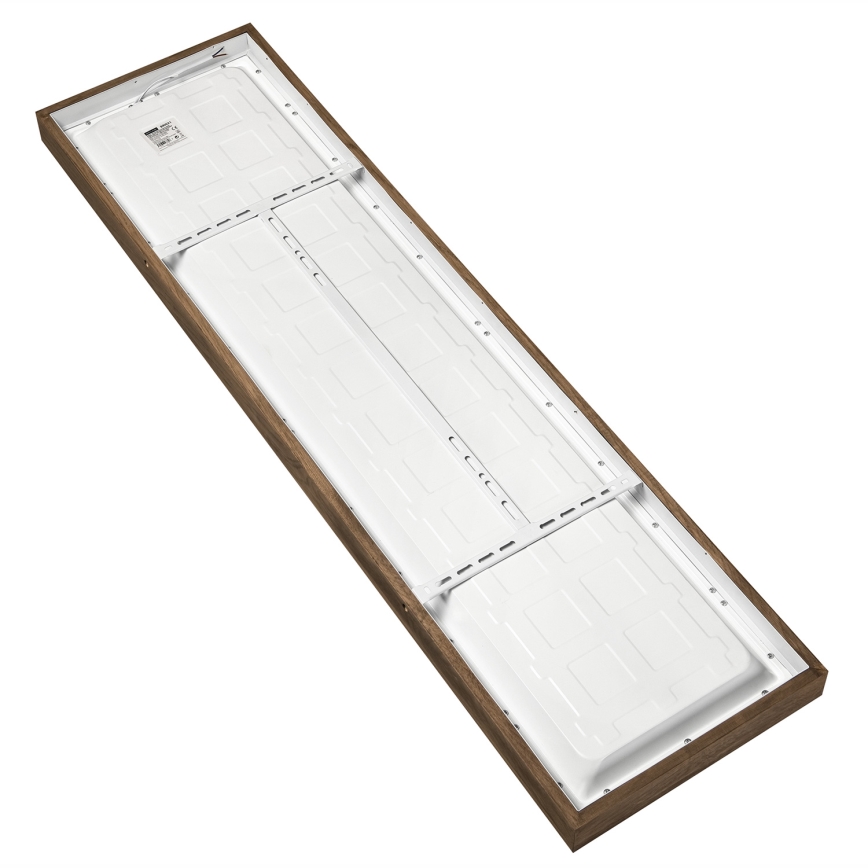 Brilagi - Plafoniera LED per bagno WOODY FRAME LED/50W/230V 120x30 cm IP44 noce
