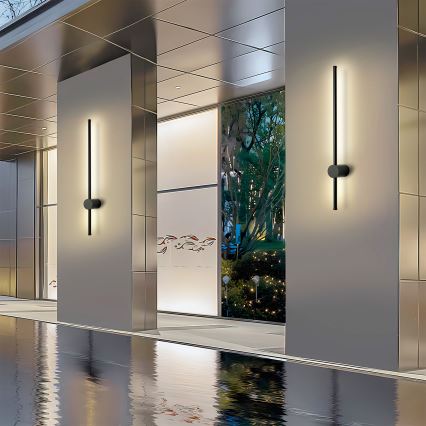 Brilagi - Applique da esterno LED AURA LED/12W/230V 4000K IP54 65 cm, nero