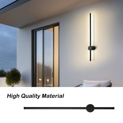 Brilagi - Applique da esterno LED AURA LED/12W/230V 4000K IP54 65 cm, nero
