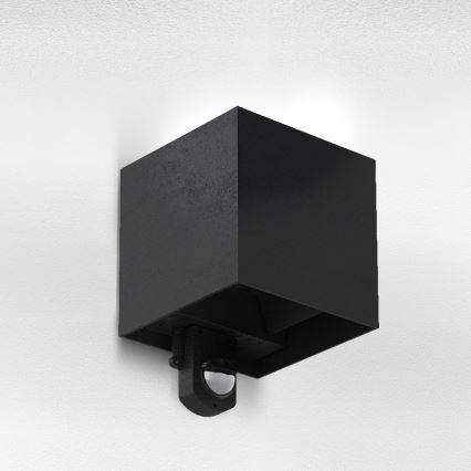 Brilagi - Applique LED per esterni con sensore CUBE LED/6W/230V nero IP65