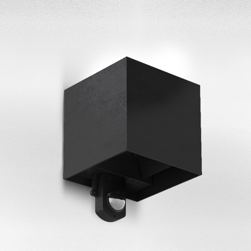 Brilagi - Applique LED per esterni con sensore CUBE LED/6W/230V nero IP65