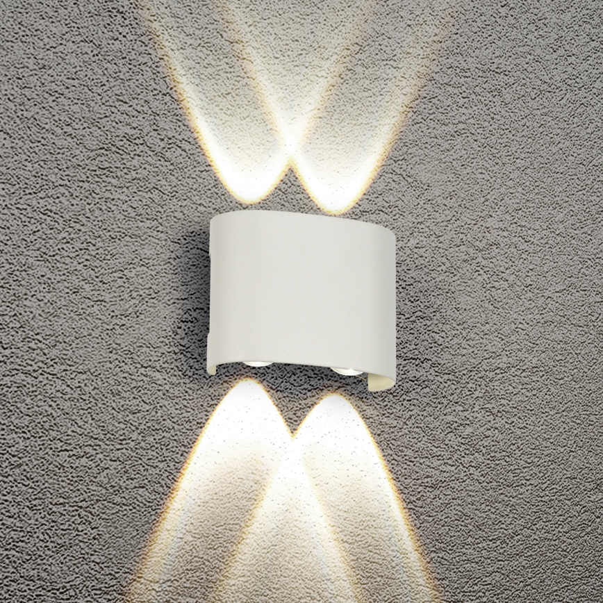 Brilagi - Applique LED per esterni FLAREBOX LED/4W/230V bianca IP65