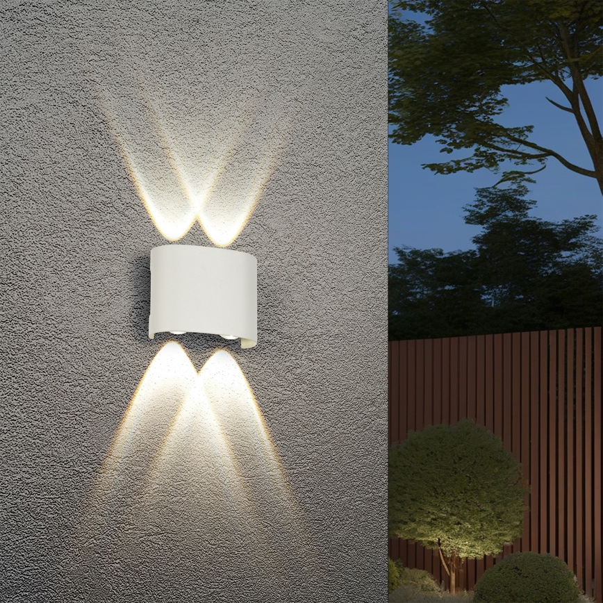 Brilagi - Applique LED per esterni FLAREBOX LED/4W/230V bianca IP65