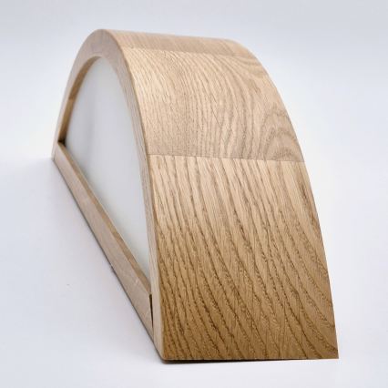 Brilagi - LED RGBW dimmerabile applique da parete CARVALHO 1xE27/15W/230V 2700-6500K Wi-Fi rovere