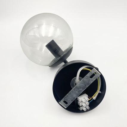 Brilagi - Applique MALIVA 1xE14/15W/230V nera/trasparente