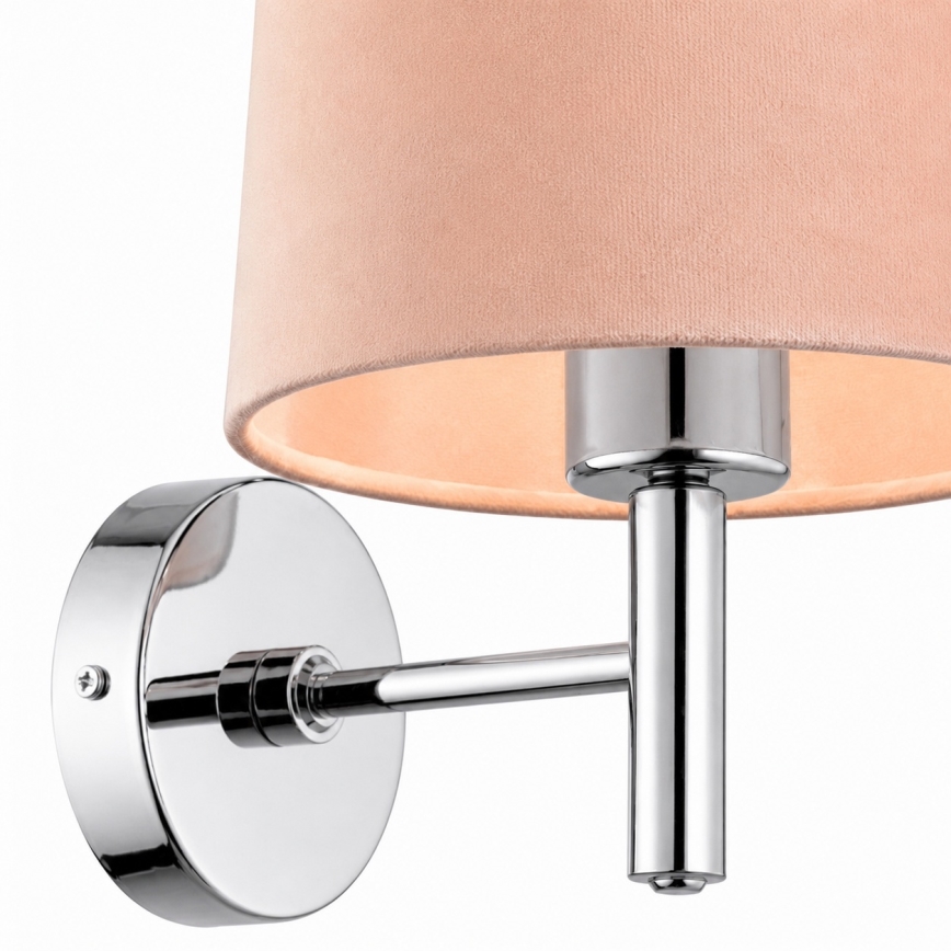Brilagi - Applique MONTE 1xE27/15W/230V beige/cromo lucido