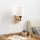 Brilagi - Applique NUBILA WOOD 1xE27/25W/230V quercia/color crema