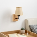 Brilagi - Applique NUBILA WOOD 1xE27/25W/230V quercia/marrone chiaro