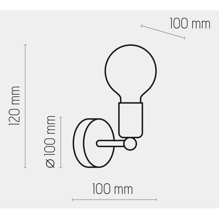 Brilagi - Applique OMBORO 1xE27/60W/230V