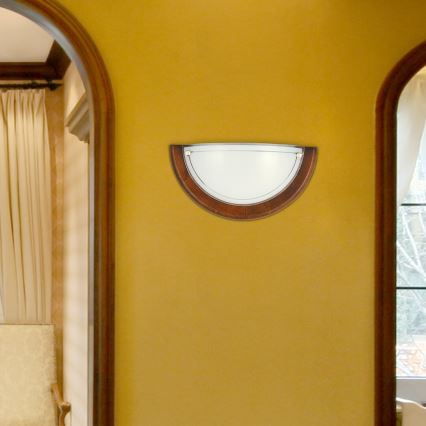 Brilagi - Applique ORBIS 1xE27/60W/230V 30 cm, finitura pino